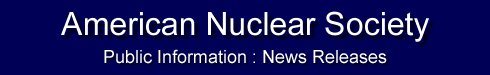 Public Information : News Releases